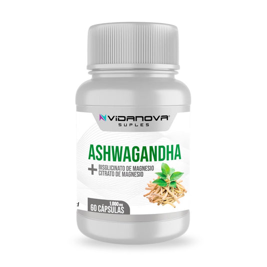Ashwagandha Magnesio 1000mg 60 Caps