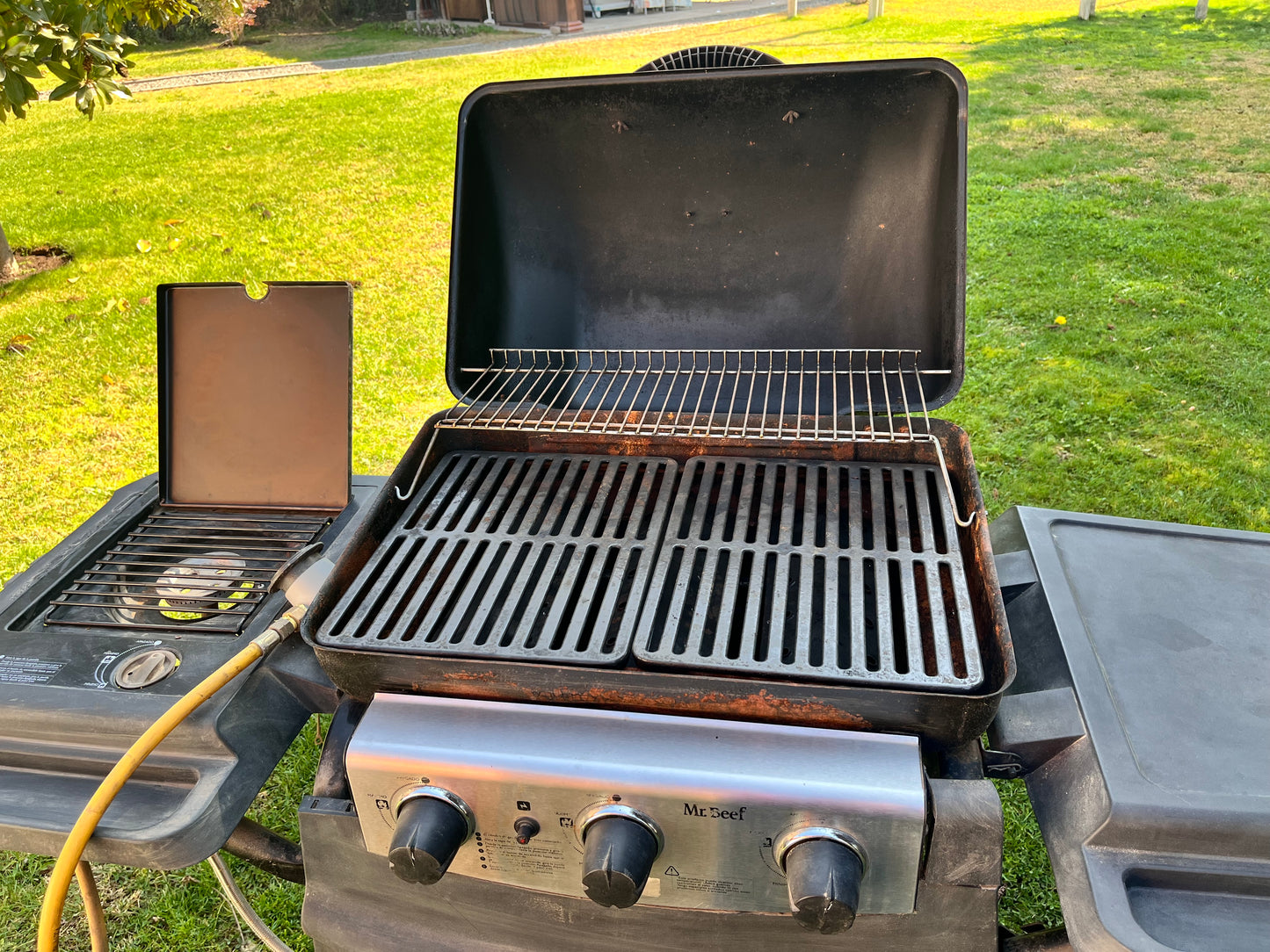 Parrilla a gas.