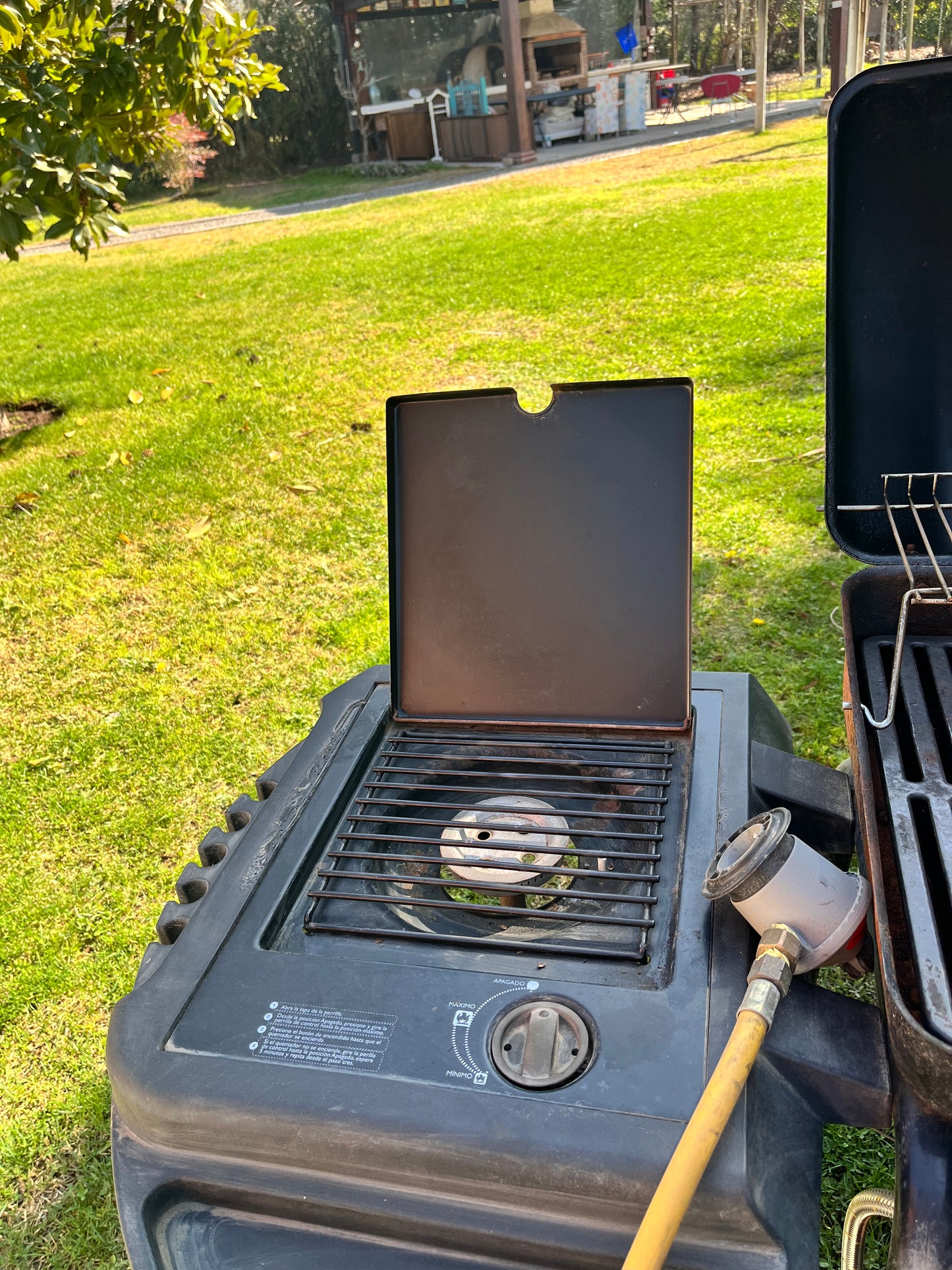 Parrilla a gas.