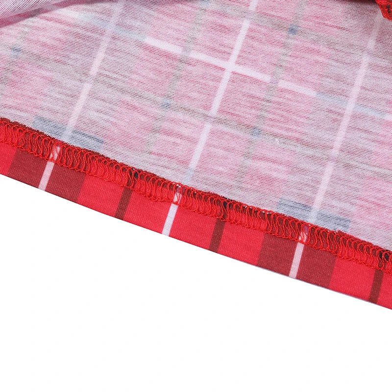 Pijamas para la Familia - Con Estampado a Cuadros de Algodón para Madre, Padre, Bebé, Niños y Perro COMPRA INTERNACIONAL