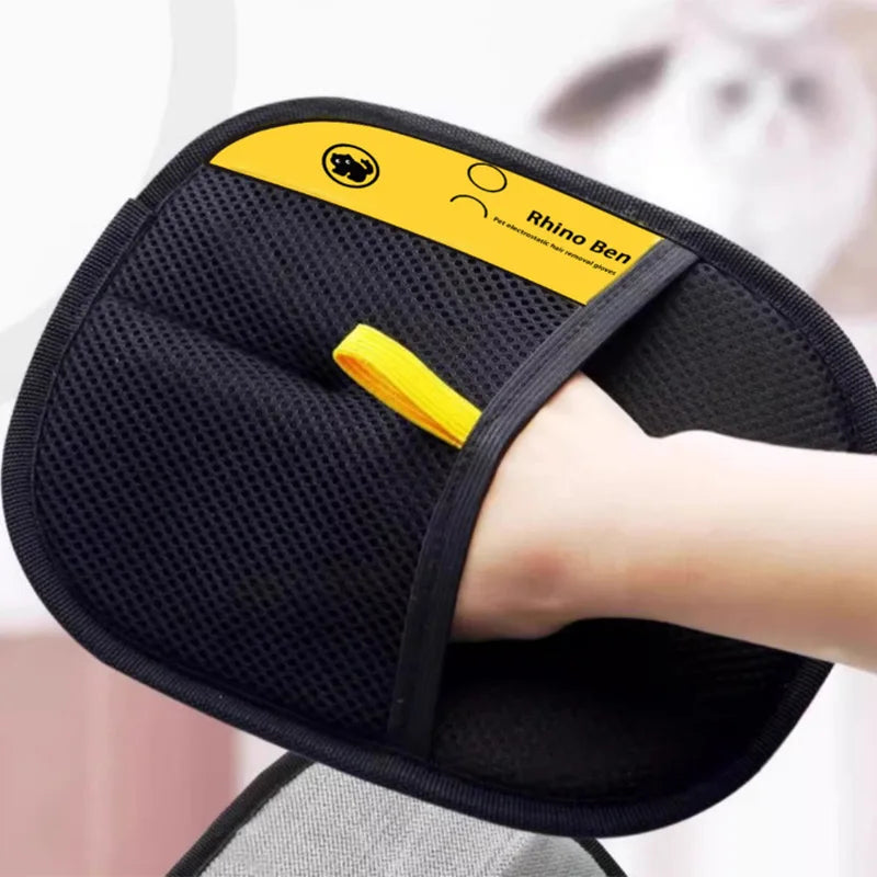 Guantes multifuncionales doble cara para limpieza de pelo de mascotas – prácticos, cómodos y fáciles de usar.