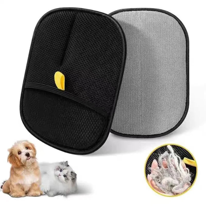 Guantes multifuncionales doble cara para limpieza de pelo de mascotas – prácticos, cómodos y fáciles de usar.