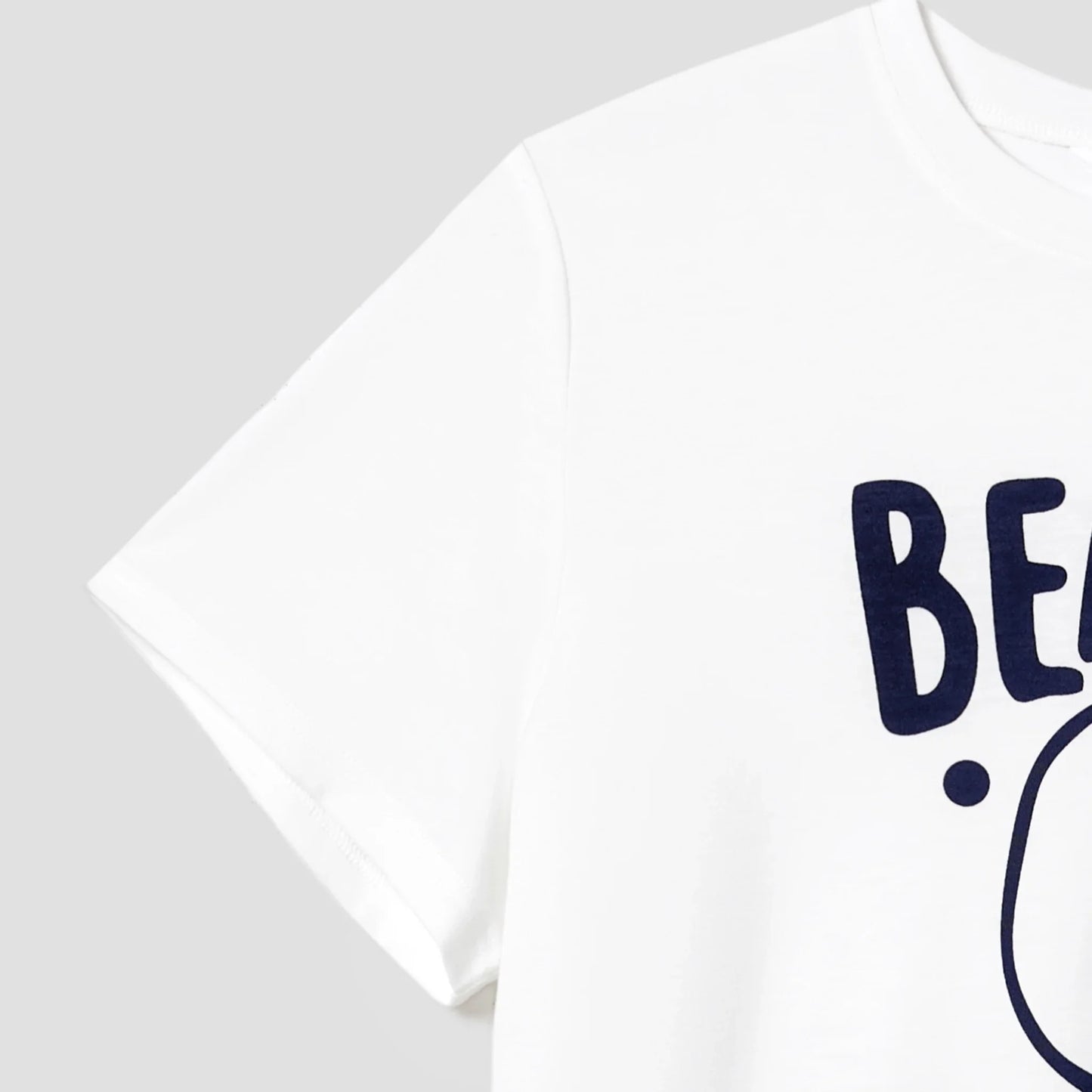 Pijamas de Verano para la Familia 'BEARLY AWAKE' con Caras de Oso y Rayas. COMPRA INTERNACIONAL