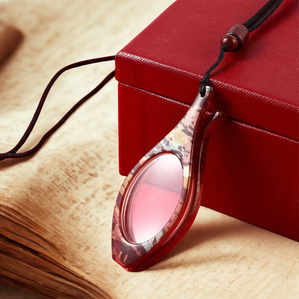 Regalo de moda, gafas plegables portátiles y mini, gafas de lectura para colgar en el cuello, gafas presbiópicas.
