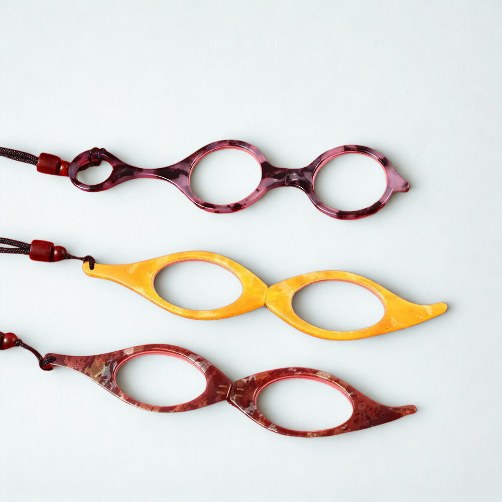 Regalo de moda, gafas plegables portátiles y mini, gafas de lectura para colgar en el cuello, gafas presbiópicas.