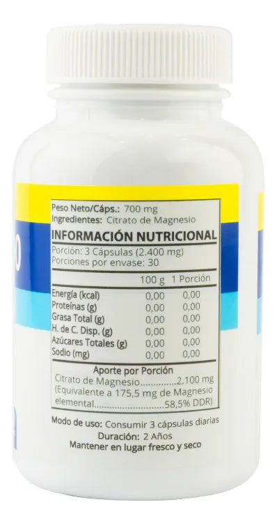 MAG 1000 (CITRATO DE MAGNESIO)