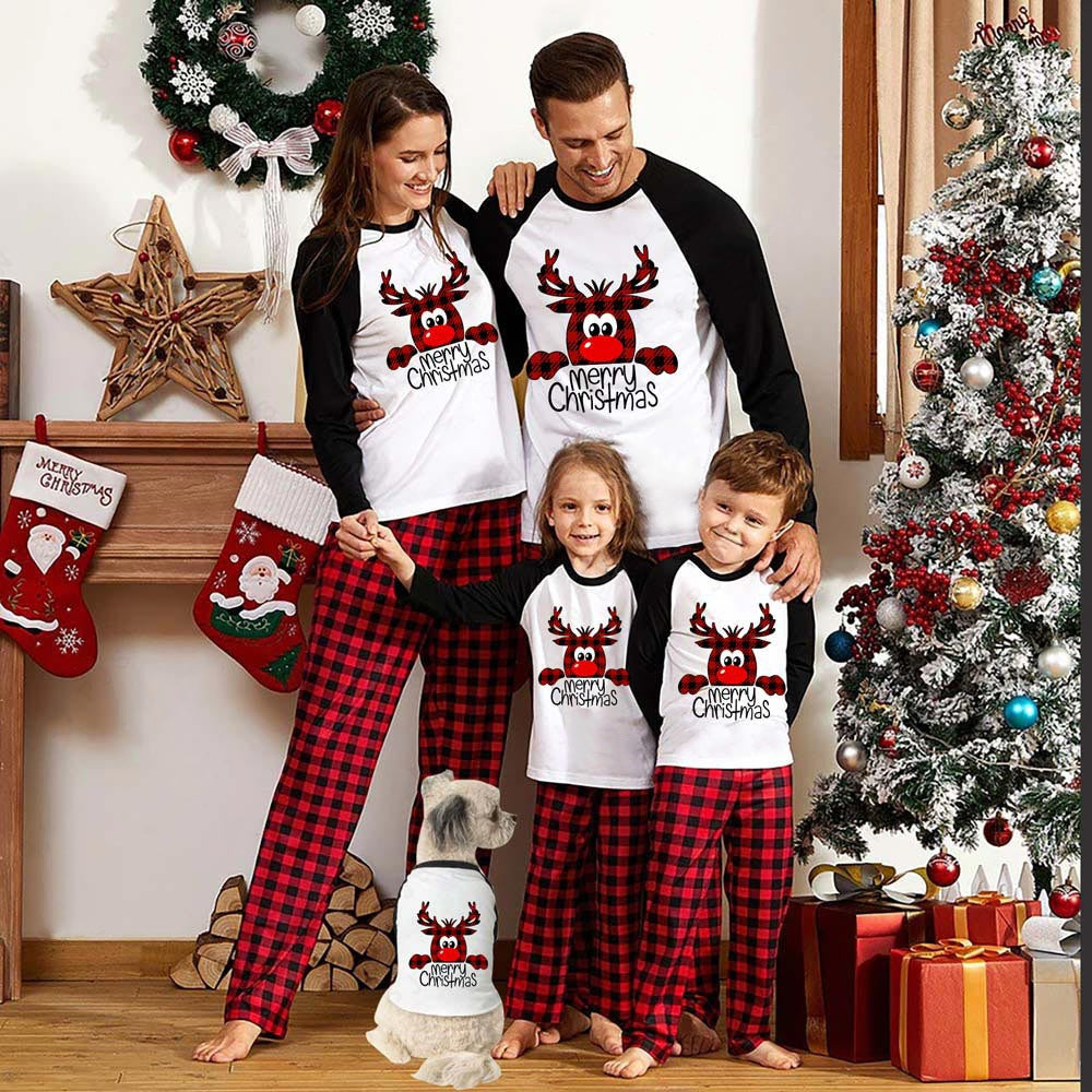 Conjuntos de Pijamas Navideños a Juego para la Familia: Ropa de Dormir para Padres e Hijos para las Fiestas de Navidad y Celebraciones. COMPRA INTERNACIONAL