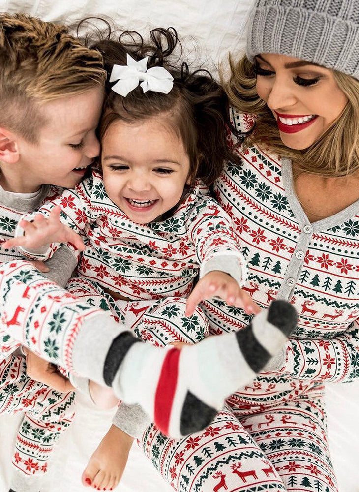 Pijamas de Navidad para la Familia: Conjunto de Ropa para el Nuevo Año para Papá, Mamá, Niños y Bebés. Ropa para la Familia. COMPRA INTERNACIONAL