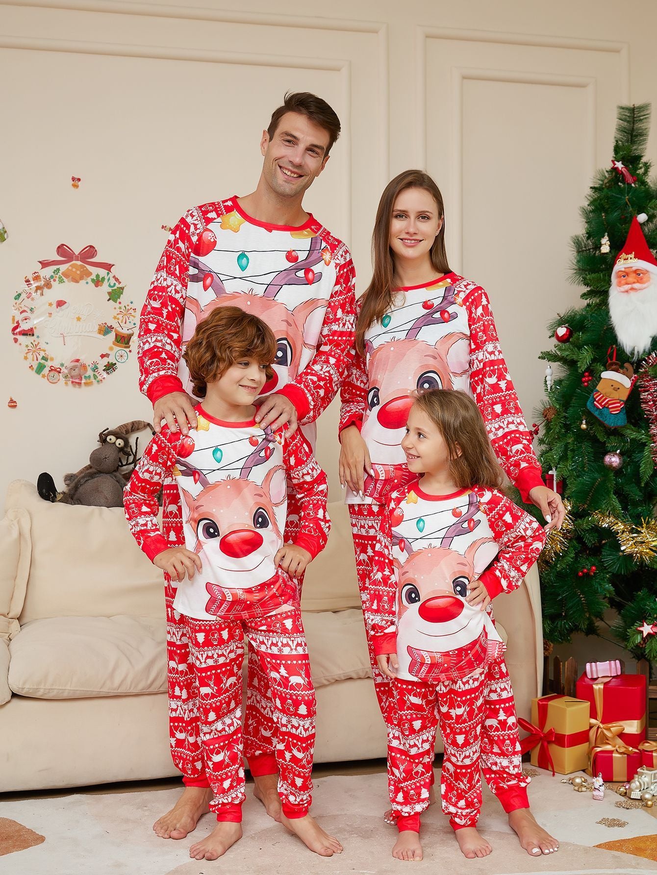 Pijamas Navideños para toda la Familia. COMPRA INTERNACIONAL