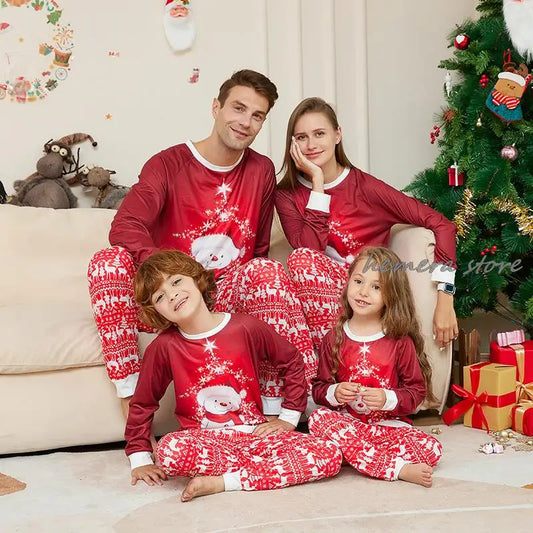 Nuevos Conjuntos a Juego para la Familia 2024: Conjunto de Pijamas de Navidad de 2 Piezas para Mamá, Papá e Hijos con Patrón de Muñeco de Nieve. Ropa de Dormir Suave y Casual. COMPRA INTERNACIONAL.