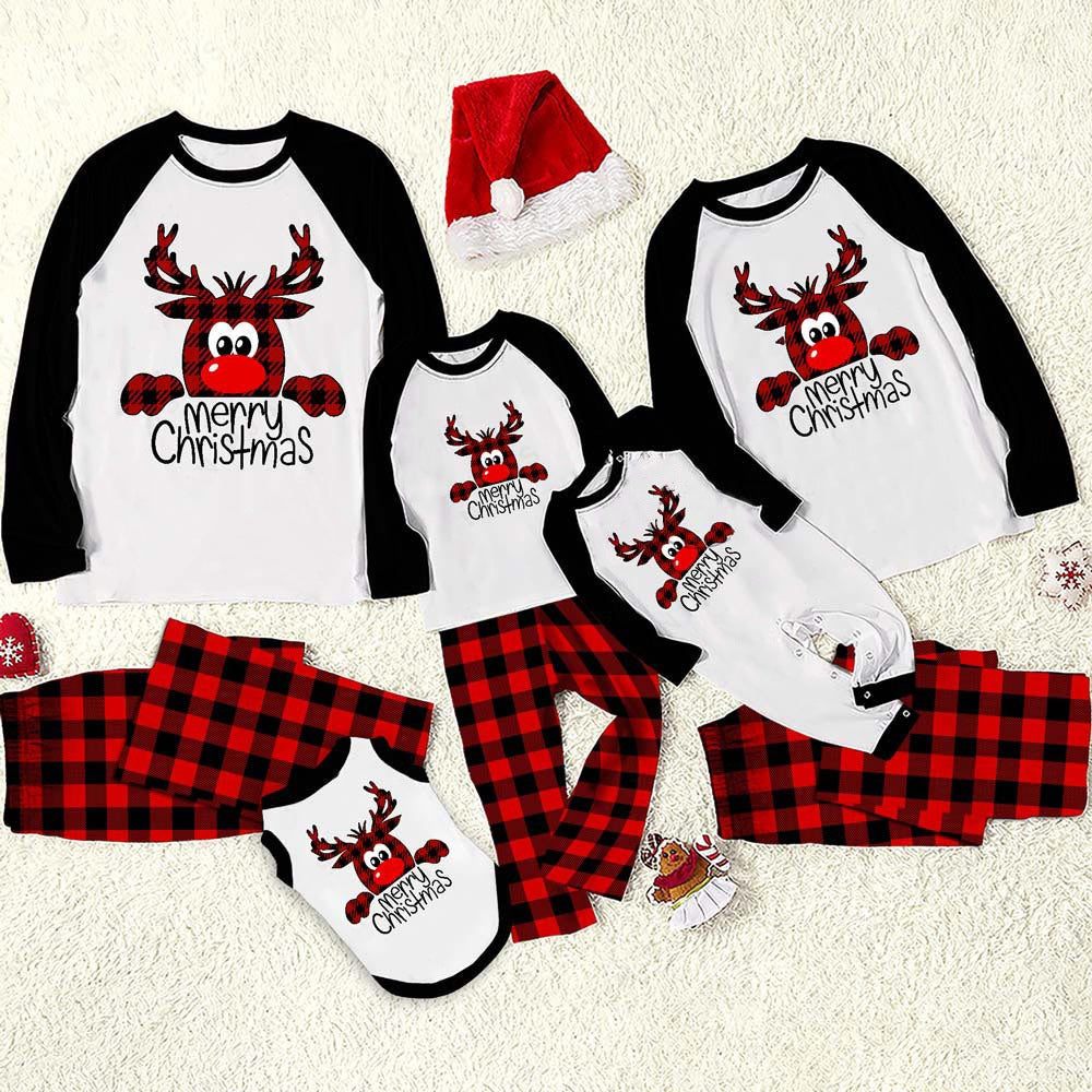 Conjuntos de Pijamas Navideños a Juego para la Familia: Ropa de Dormir para Padres e Hijos para las Fiestas de Navidad y Celebraciones. COMPRA INTERNACIONAL